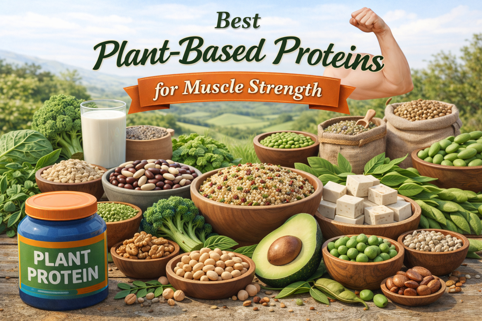 Best Plant-Based Proteins for Muscle Strength